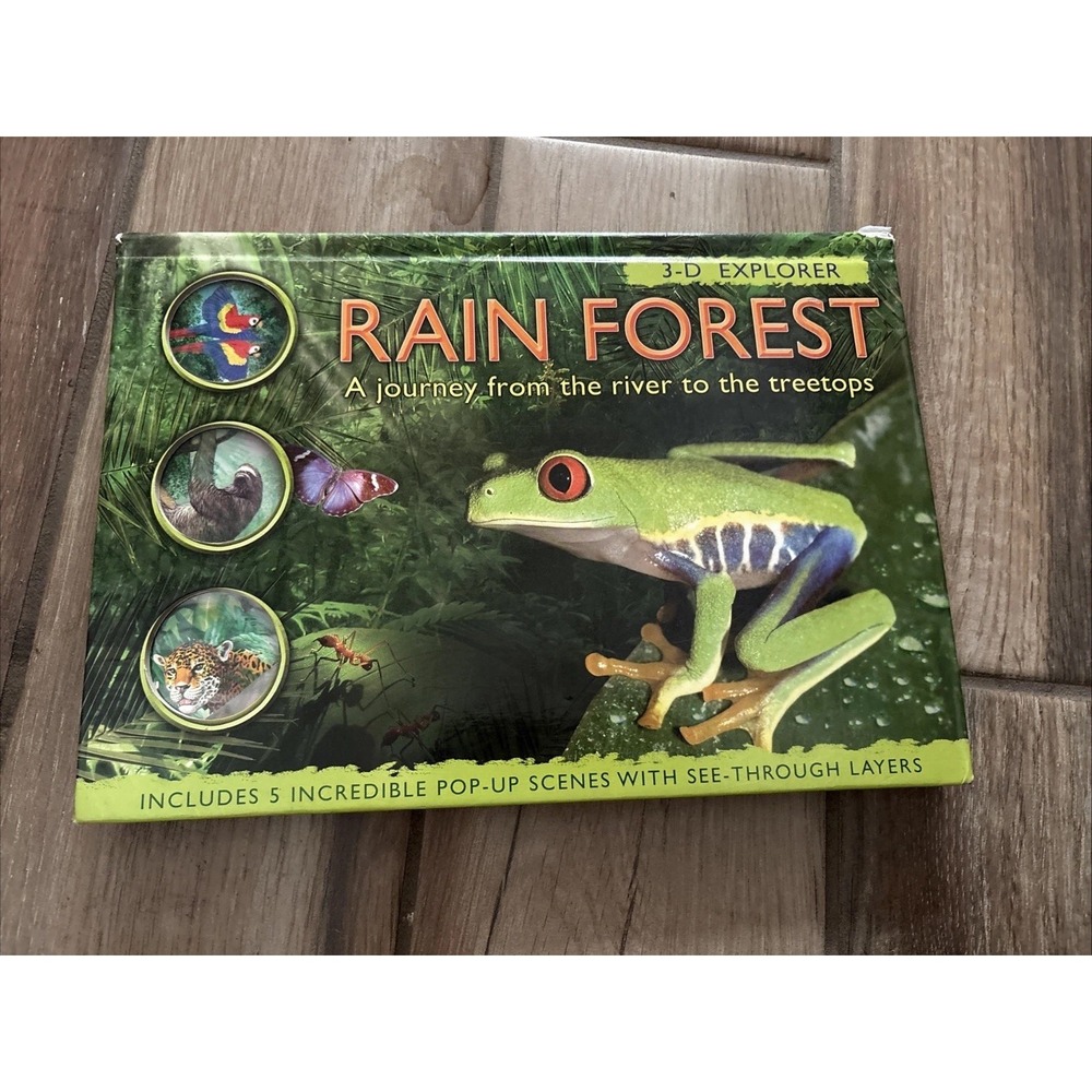 Rainforest 3-D Pop-up Explorer by Dorling Kindersley‎ Hardback Book